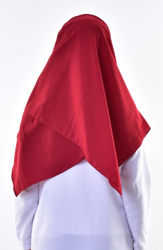 Ruched Plain Shawl 907834-02 Claret Red 907834-02