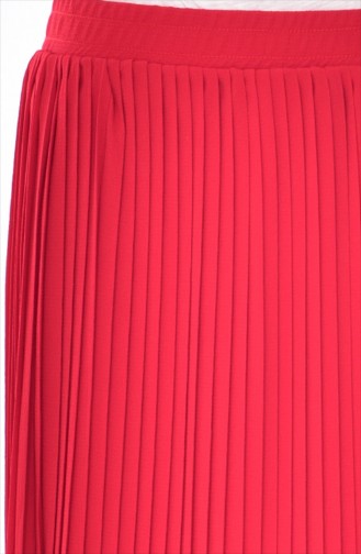 BWEST Pleated Skirt 8149-03 Red 8149-03