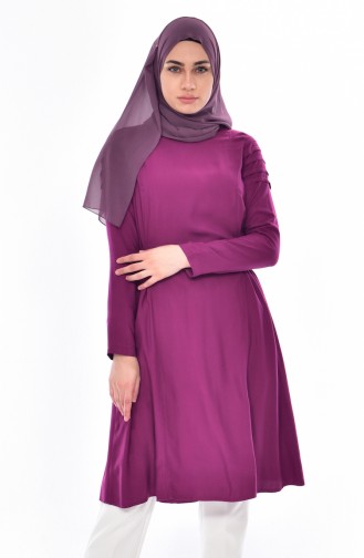 BWEST Belted Tunic 8152-03 Plum 8152-03