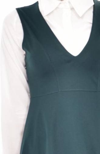 فستان أخضر زمردي 2000-08