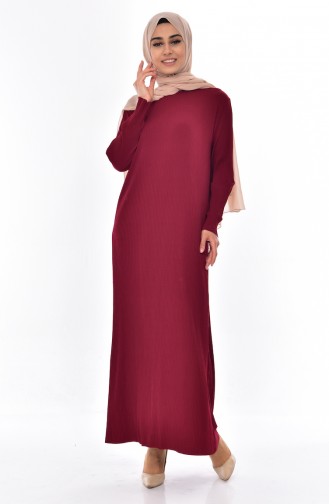 Robe Plissée 50844-03 Bordeaux 50844-03