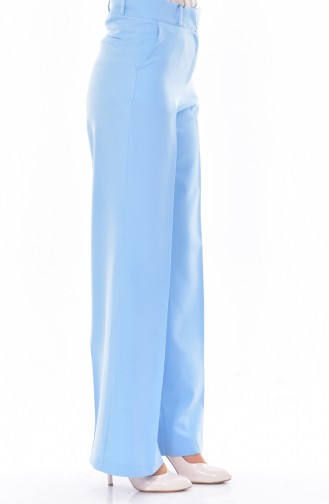 Pantalon Large 0101-06 Bleu Glacé 0101-06