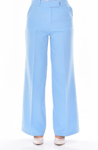 Pantalon Large 0101-06 Bleu Glacé 0101-06