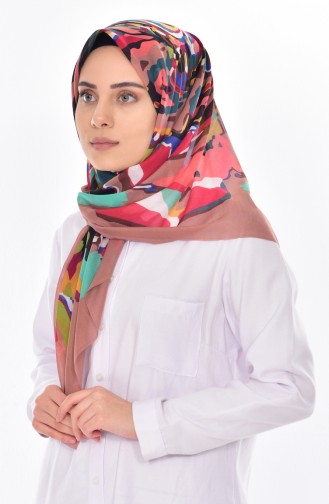 Desenli Yazma 503230-01 Gül Kurusu