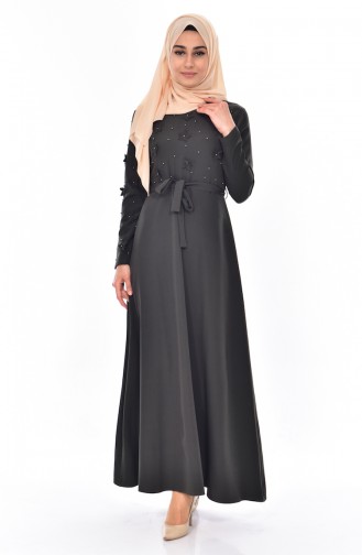 Belted Dress 1085-04 Khaki 1085-04