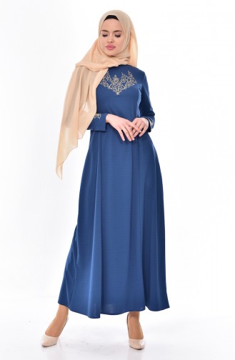 Robe Hijab Indigo 4401-13