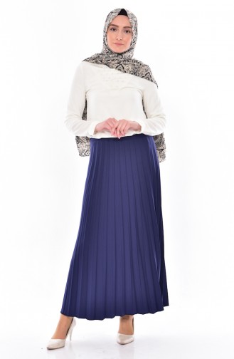 Navy Blue Skirt 5138-02