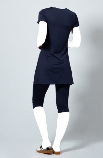 Navy Blue Swimsuit Hijab 1820-02
