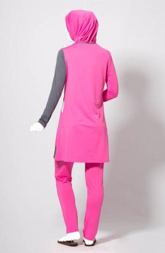 Pink Swimsuit Hijab 1839-02