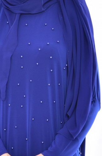 Saxon blue Abaya 1645-04