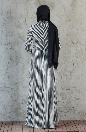 Black Hijab Dress 9021-01