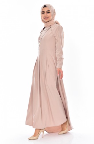 Nerz Hijab Kleider 4098-13