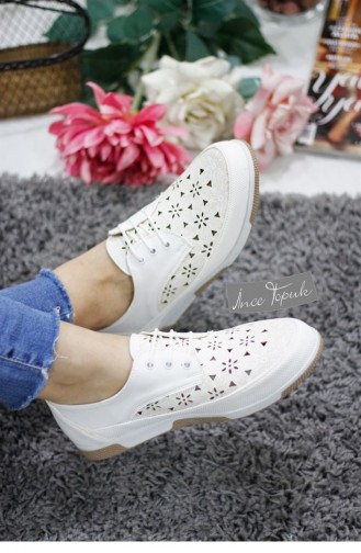 White Casual Shoes 8YAZA0353118