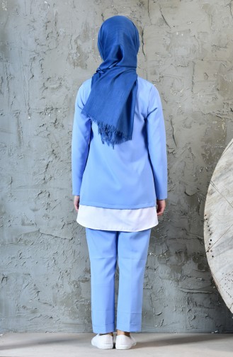 Tunik Pantolon İkili Takım 1957-07 Bebe Mavisi