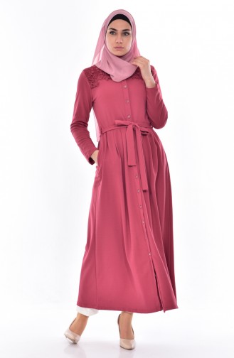 Laced Long Tunic 5009-06 Dried rose 5009-06