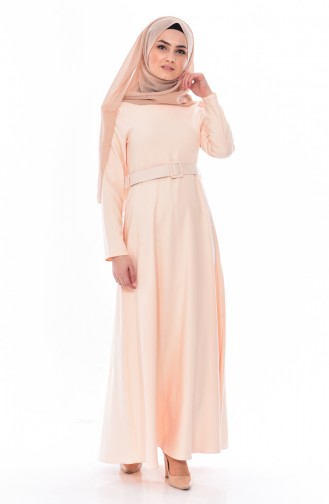 Powder Hijab Dress 7824-03