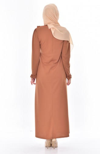 Robe Hijab Tabac 9006-06