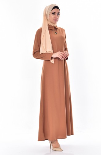 Robe avec Collier 3027-06 Tabac 3027-06