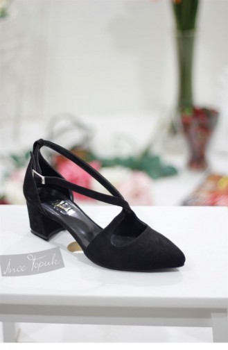 Black High-Heel Shoes 8YAZA0360416