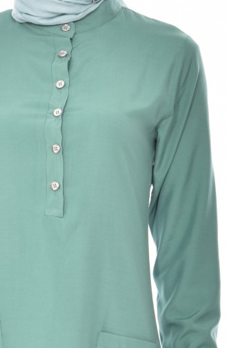 Pocket Detail Tunic 3148-09 Green 3148-09