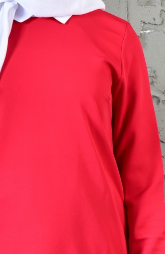 Tunik Pantolon İkili Takım 1957-04 Kırmızı 1957-04