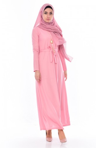Pink İslamitische Jurk 3701-13