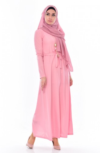 Pink İslamitische Jurk 3701-13