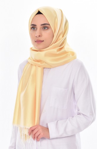 Light Yellow Shawl 26