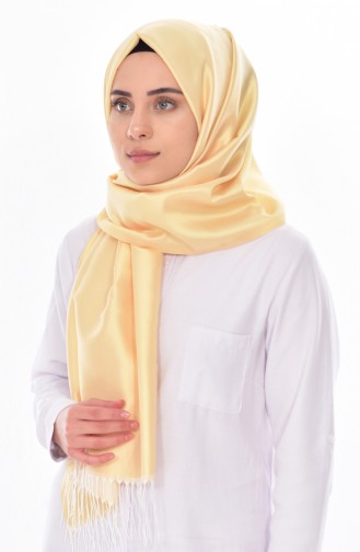 Light Yellow Shawl 26