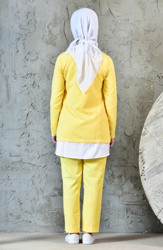 Ensemble Deux Pieces Tunique Pantalon 1957-09 Jaune 1957-09