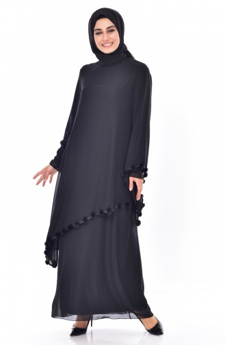 Robe Hijab Noir 35820-01