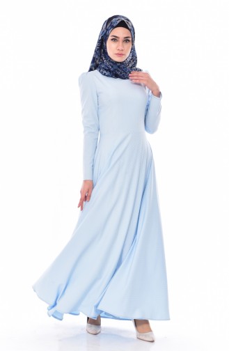 فستان أزرق فاتح 7183-03