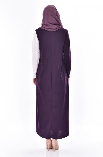 Garnish Dress 3314-01 Purple White 3314-01