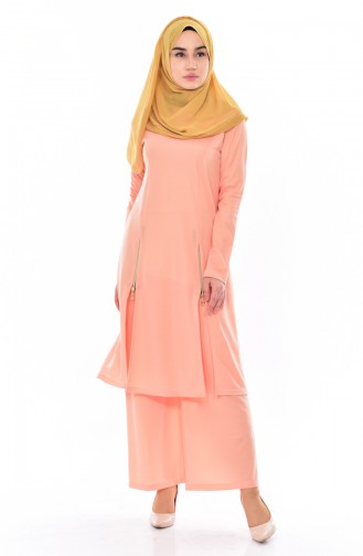 Dark Salmon Tuniek 3720-11