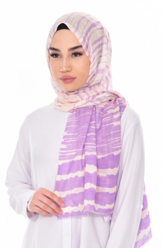 Patterned Shawl 95130-05 Lilac 05