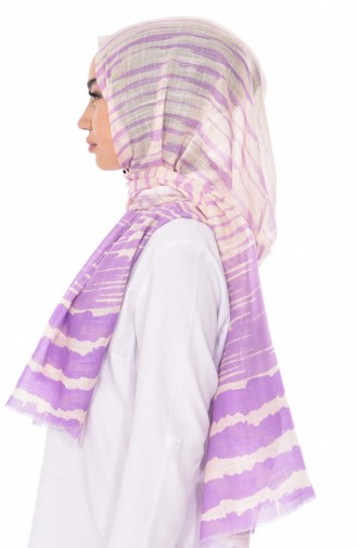 Patterned Shawl 95130-05 Lilac 05