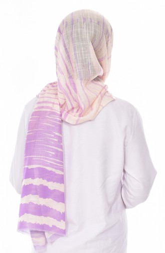 Patterned Shawl 95130-05 Lilac 05