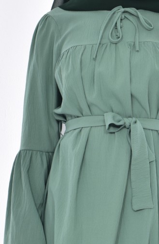Buttoned Pleated Tunic 3179-12 Mint Green 3179-12