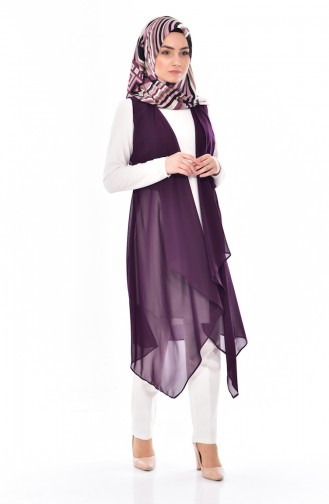 سترة بدون أكمام أرجواني 41164-03