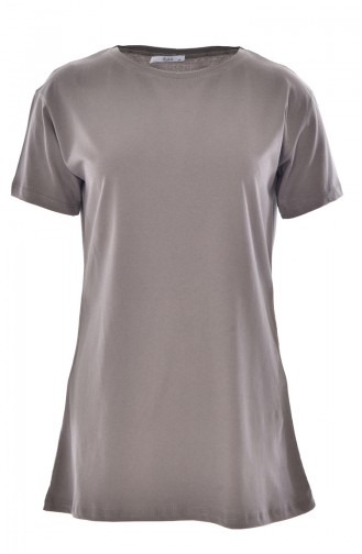 T-shirt Basic 18057-10 Vert Khaki Clair 18057-10