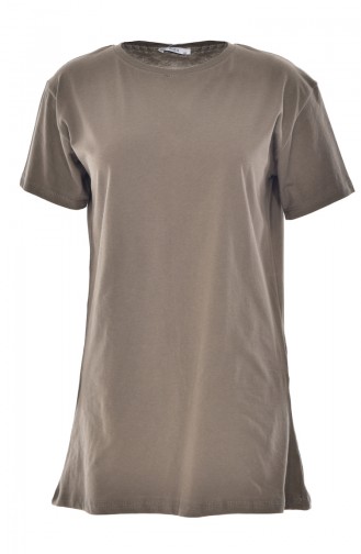 Basic T-Shirt 18057-11 Dark Khaki 18057-11