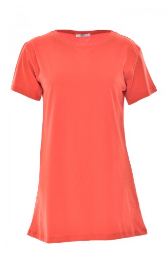 T-shirt Basic 18057-05 Orange Foncé 18057-05