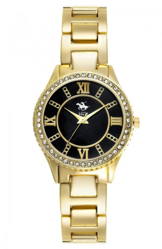 Golden Wrist Watch 17043
