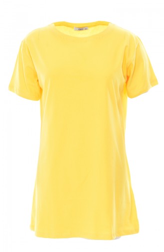 T-shirt Basic 18057-06 Jaune 18057-06