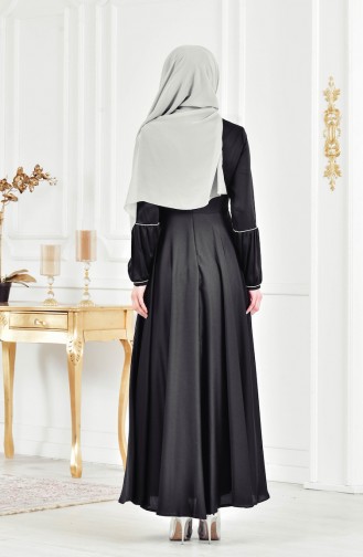 Robe de Soirée a Paillette 1813414-205 Noir 1813414-205