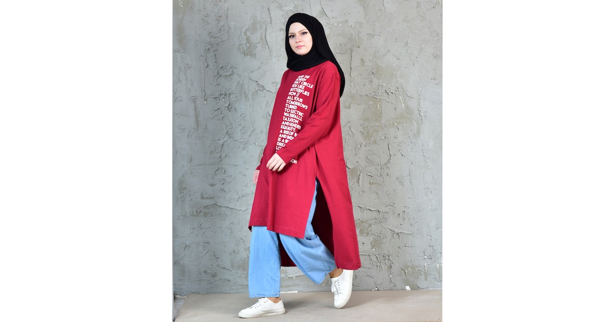 Claret red Tunic 9012-04