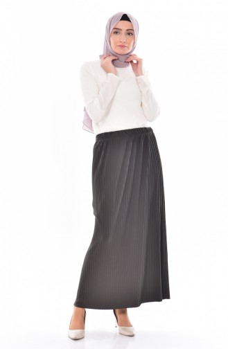 Plated Skirt 20971-02 Khaki 20971-02