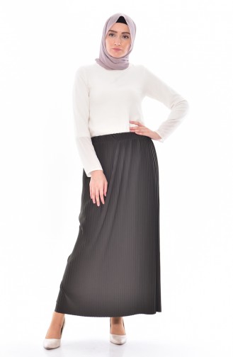 Plated Skirt 20971-02 Khaki 20971-02