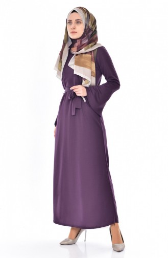 Beli Belted Dress 7272-02 Purple 7272-02