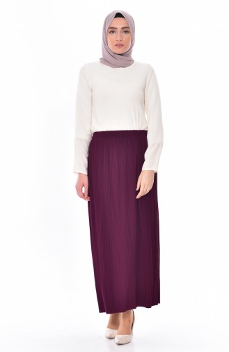 Plated Skirt 20971-09 Plum 20971-09